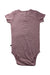 A Purple Short Sleeve Bodysuits from Oeuf in size 12-18M for neutral. (Back View)