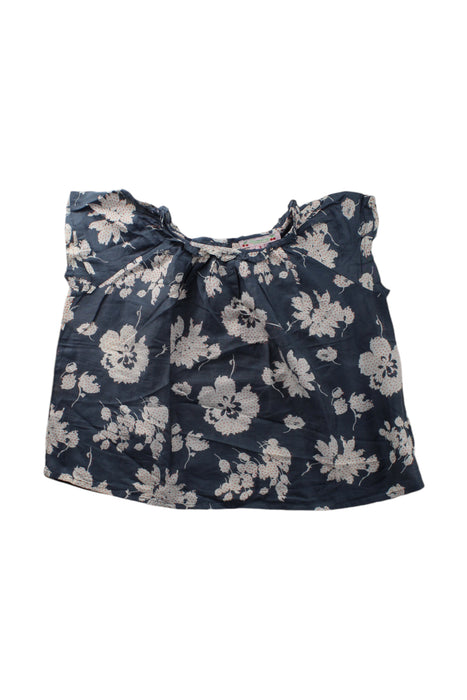 A Navy Sleeveless Tops from Bonpoint in size 3T for girl. (Front View)