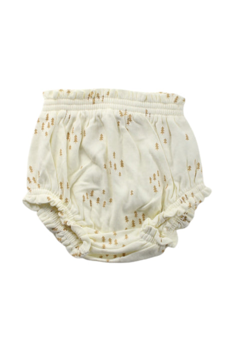 A Ivory Bloomers from Quincy Mae in size 18-24M for neutral. (Front View)