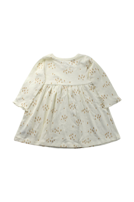 A Ivory Long Sleeve Dresses from Quincy Mae in size 18-24M for neutral. (Back View)