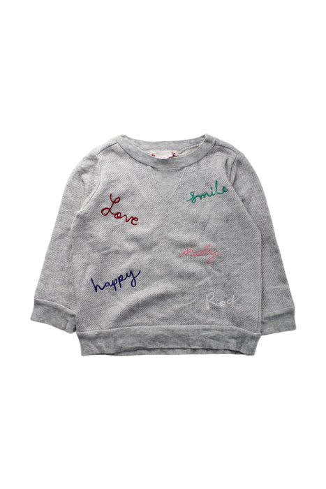 A Grey Crewneck Sweatshirts from Bonpoint in size 3T for neutral. (Front View)