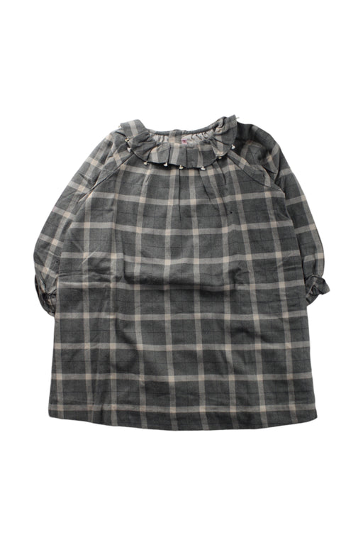 A Grey Long Sleeve Dresses from Bonpoint in size 3T for girl. (Front View)