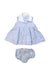 A Blue Dress Sets from Ralph Lauren in size 0-3M for girl. (Front View)