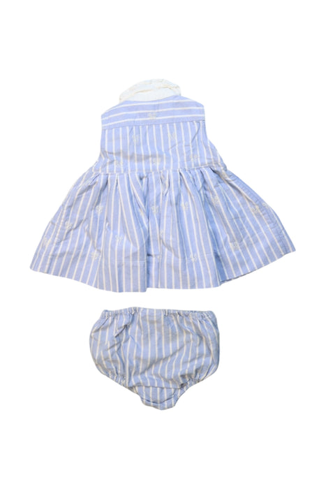 A Blue Dress Sets from Ralph Lauren in size 0-3M for girl. (Back View)