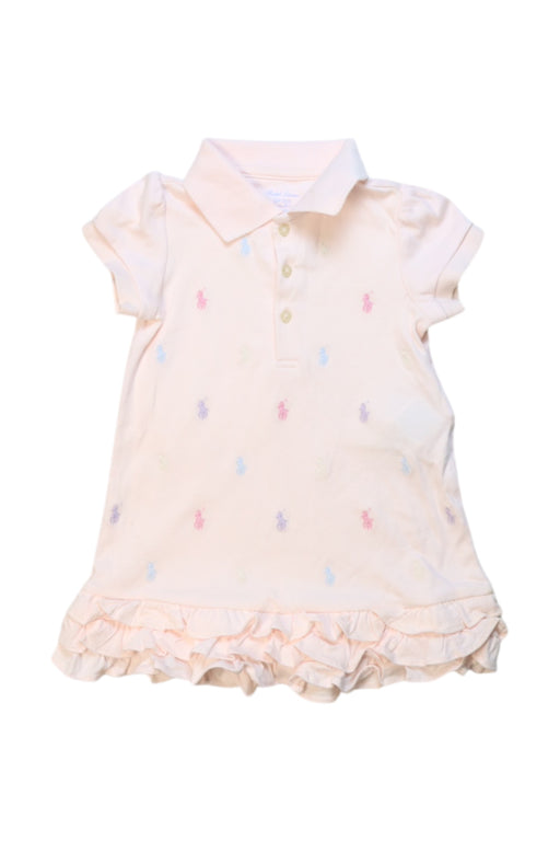 A Multicolour Short Sleeve Dresses from Ralph Lauren in size 12-18M for girl. (Front View)