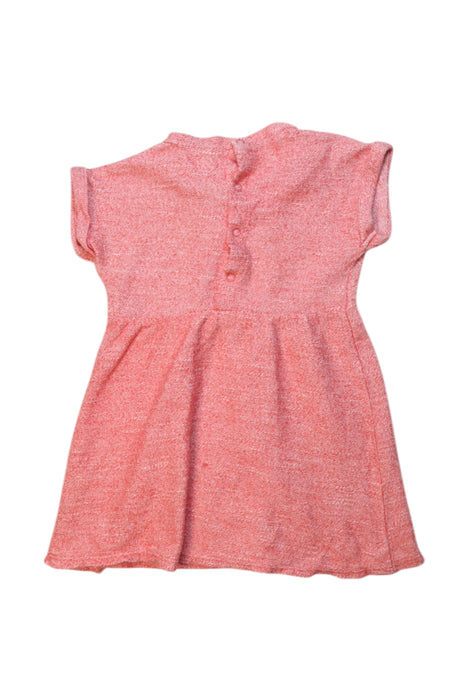 A Pink Sleeveless Dresses from Carrément Beau in size 6-12M for girl. (Back View)
