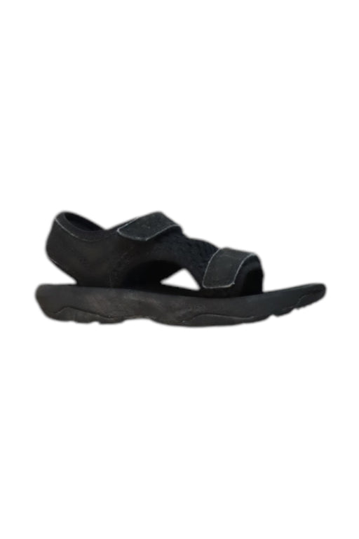 A Black Sandals from Teva in size 3T for boy. (Front View)