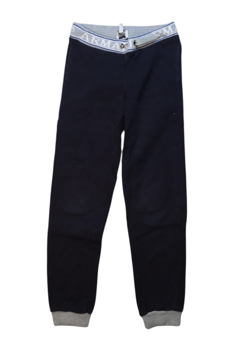 A Black Sweatpants from Armani in size 8Y for boy. (Front View)