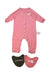 A Pink Long Sleeve Bodysuits from The North Face in size 12-18M for girl. (Front View)