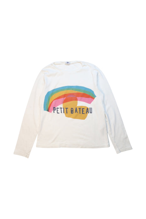 A Multicolour Long Sleeve T Shirts from Petit Bateau in size 10Y for girl. (Front View)