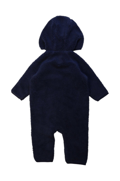 A Navy Snowsuits from Ralph Lauren in size 6-12M for girl. (Back View)