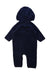 A Navy Snowsuits from Ralph Lauren in size 6-12M for girl. (Back View)