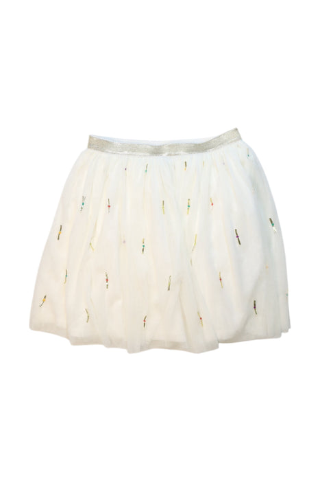 A White Tulle Skirts from Velveteen in size 10Y for girl. (Front View)