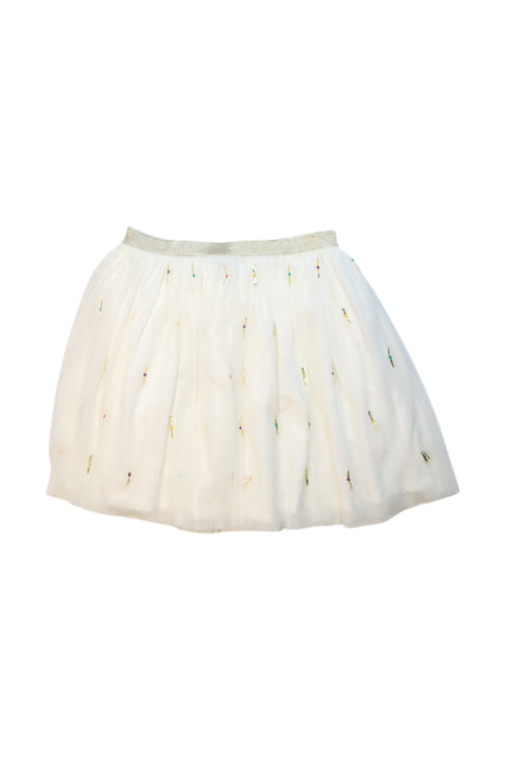 A White Tulle Skirts from Velveteen in size 10Y for girl. (Back View)