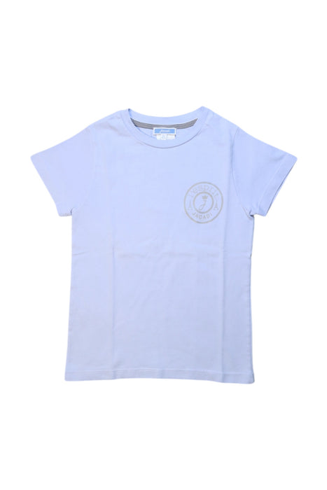 A Blue Short Sleeve T Shirts from Jacadi in size 6T for girl. (Front View)