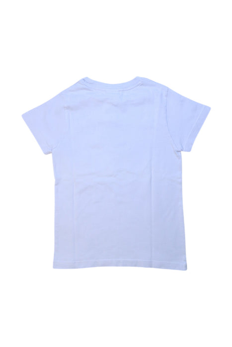 A Blue Short Sleeve T Shirts from Jacadi in size 6T for girl. (Back View)