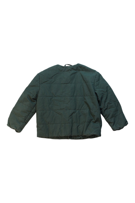 A Green Puffer/Quilted Jackets from COS in size 3T for boy. (Back View)