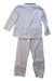 A Ivory Pyjama Sets from Petit Bateau in size 5T for boy. (Back View)