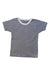 A Navy Short Sleeve T Shirts from Petit Bateau in size 5T for boy. (Front View)