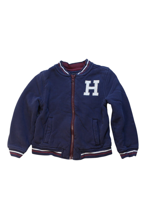 A Navy Lightweight Jackets from Tommy Hilfiger in size 4T for boy. (Front View)