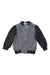 A Grey Puffer/Quilted Jackets from Petit Bateau in size 4T for boy. (Front View)