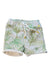 A Green Shorts from IKKS in size 3-6M for boy. (Front View)