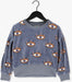 A Blue Crewneck Sweatshirts from CARLIJNQ in size 12-18M for girl. (Front View)