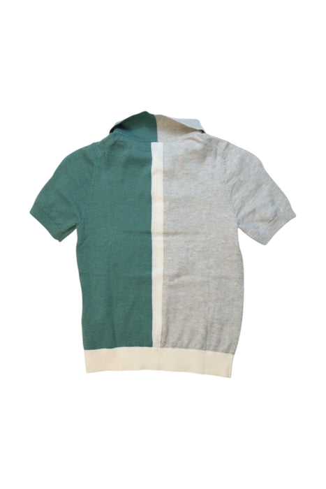 A Green Short Sleeve Polos from REISS in size 6T for boy. (Back View)