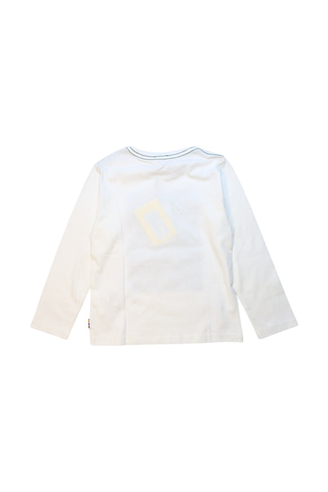 A White Long Sleeve T Shirts from Paul Smith in size 4T for boy. (Back View)