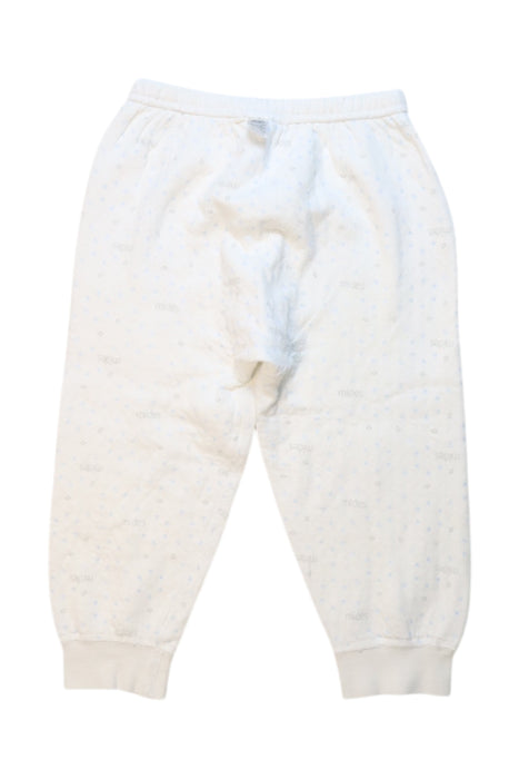 A White Casual Pants from Mides in size 18-24M for boy. (Back View)