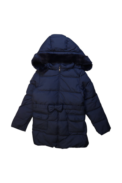 A Navy Puffer/Quilted Coats & Outerwear from Nicholas & Bears in size 10Y for girl. (Front View)