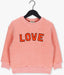 A Pink Crewneck Sweatshirts from CARLIJNQ in size 12-18M for girl. (Front View)