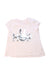 A Pink Short Sleeve T Shirts from Seed in size 2T for girl. (Front View)