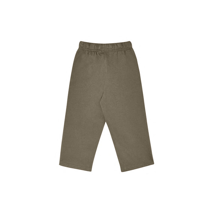 A Green Sweatpants from the new society in size 4T for neutral. (Back View)