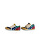 A Navy Sneakers from Miki House in size 7Y for boy. (Back View)
