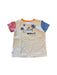A White Short Sleeve T Shirts from Miki House in size 6T for neutral. (Back View)
