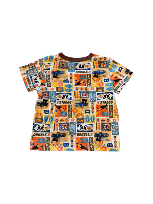 A Multicolour Short Sleeve T Shirts from Miki House in size 6T for boy. (Back View)