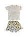 A White Pyjama Sets from Petit Bateau in size 6T for neutral. (Back View)