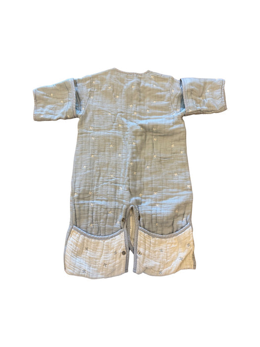 A Blue Sleepsacs from Hoppetta in size 4T for neutral. (Back View)