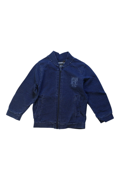 A Navy Lightweight Jackets from IKKS in size 3T for boy. (Front View)