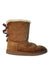 A Brown Winter Boots from UGG in size 10Y for girl. (Front View)