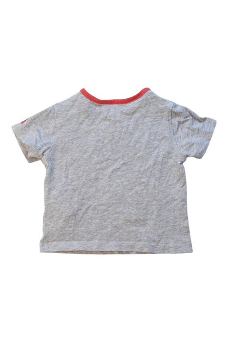 A Grey Short Sleeve T Shirts from La Compagnie des Petits in size 3-6M for boy. (Back View)