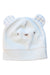 A White Winter Hats from Chicco in size Newborn for boy. (Front View)