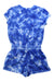 A Blue Short Sleeve Rompers from Polo Ralph Lauren in size 6T for girl. (Back View)