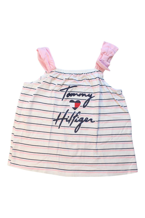 A Multicolour Sleeveless Tops from Tommy Hilfiger in size 7Y for girl. (Front View)