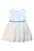 A White Short Sleeve Dresses from Jacadi in size 6T for girl. (Front View)