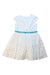 A White Short Sleeve Dresses from Jacadi in size 6T for girl. (Back View)