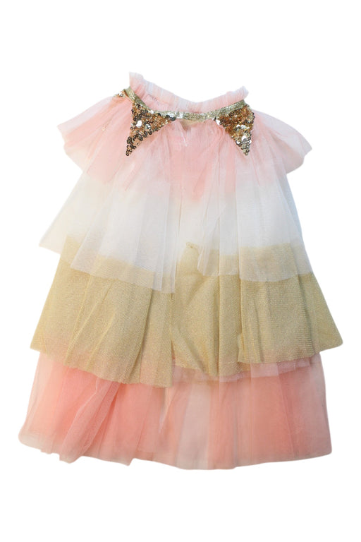 A Pink Sleeveless Dresses from Seed in size O/S for girl. (Front View)