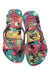 A Multicolour Flip Flops from Havaianas in size 5T for girl. (Back View)