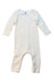 A Ivory Onesies from Petit Bateau in size 3-6M for boy. (Front View)